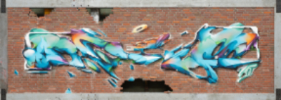 DOES graffiti installation Straat Museum