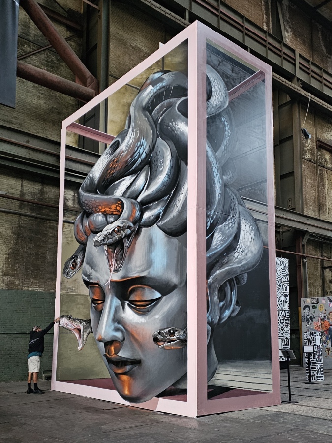 odeith, 3d, graffiti, anamorphic, optical illusion, straat, street art, museum, amsterdam