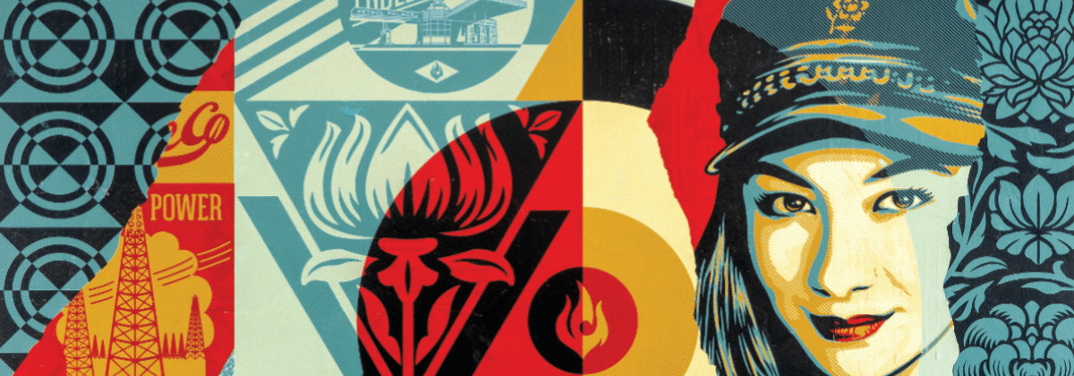 shepard fairey, arrangement, groepsrondleiding, solotentoonstelling