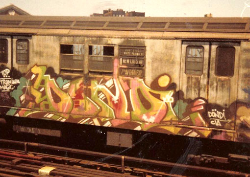 dondi graffiti trein new york