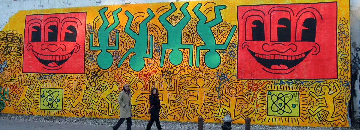 Keith Haring Houston Bowery Wall