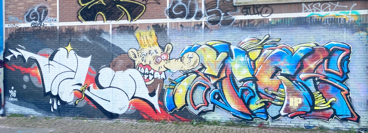 viln, stick, ndsm, graffiti, amsterdam